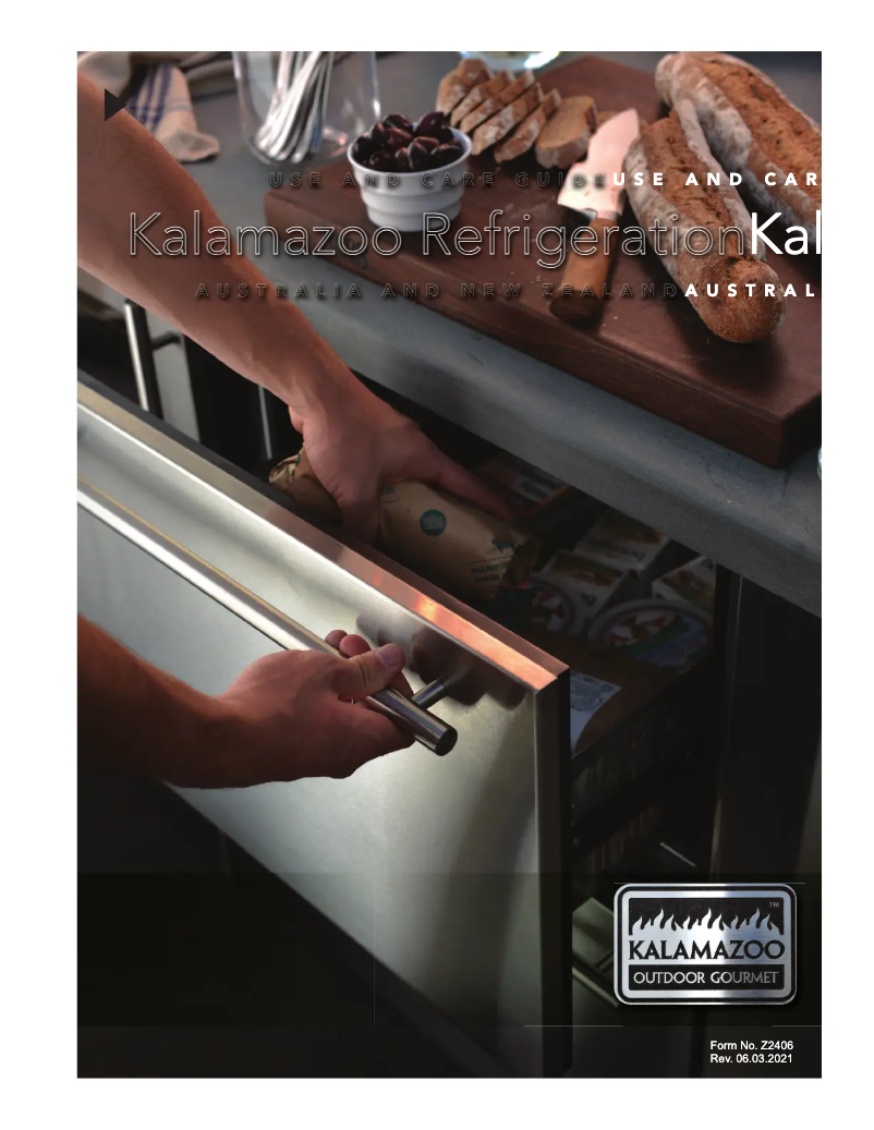 Page 1 de la notice Manuel utilisateur Kalamazoo HPA24RO-3-1LL-M6