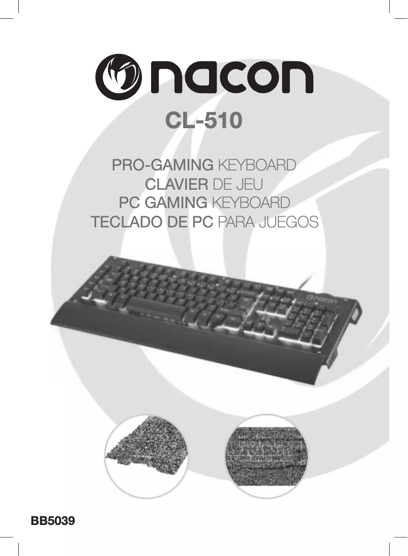 Image de la première page du manuel de l'appareil PCCL-510