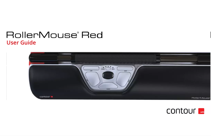 Page n°1 - Manuel utilisateur Contour Design RollerMouse Red max