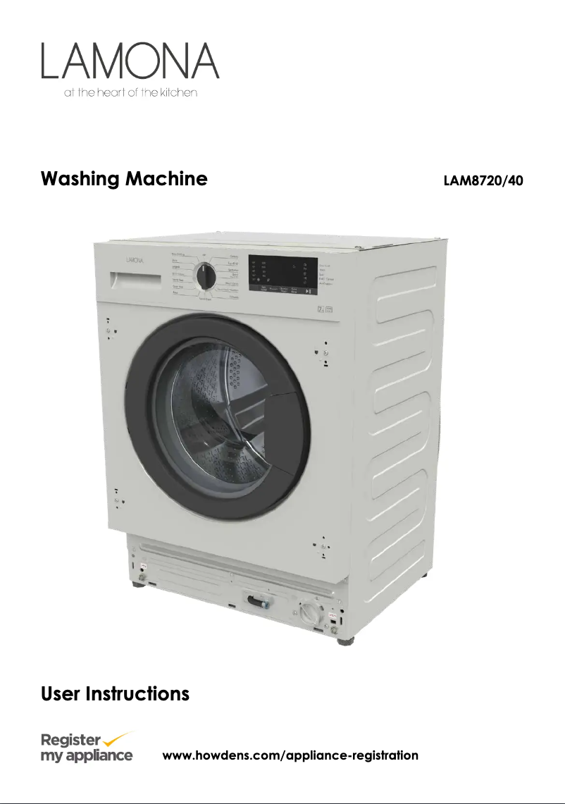 Page n°1 - Manuel utilisateur Lamona LAM8720