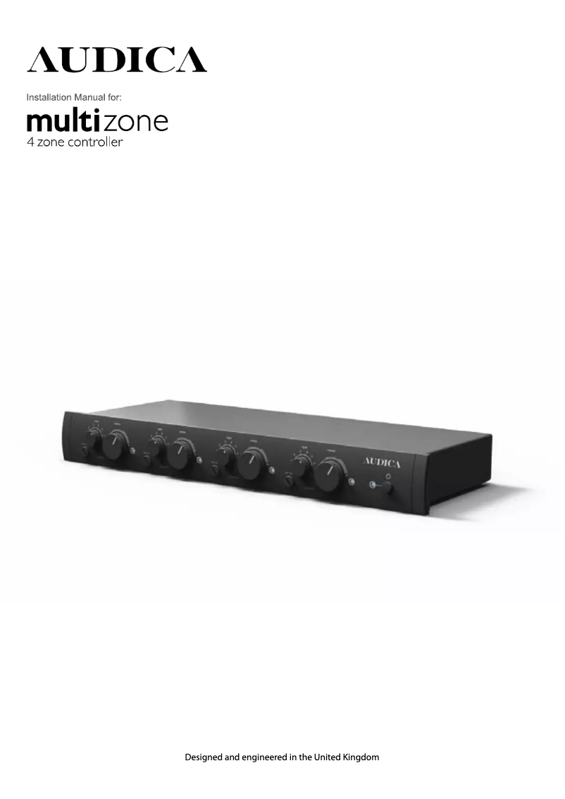 Image de la première page du manuel de l'appareil Multizone