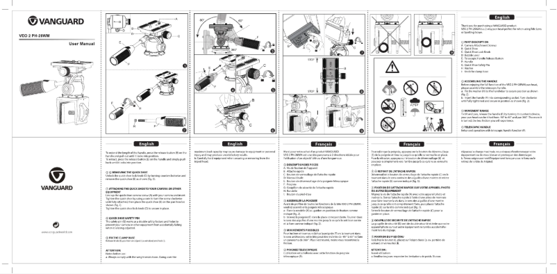 Image de la première page du manuel de l'appareil VEO 2 PH-28WM