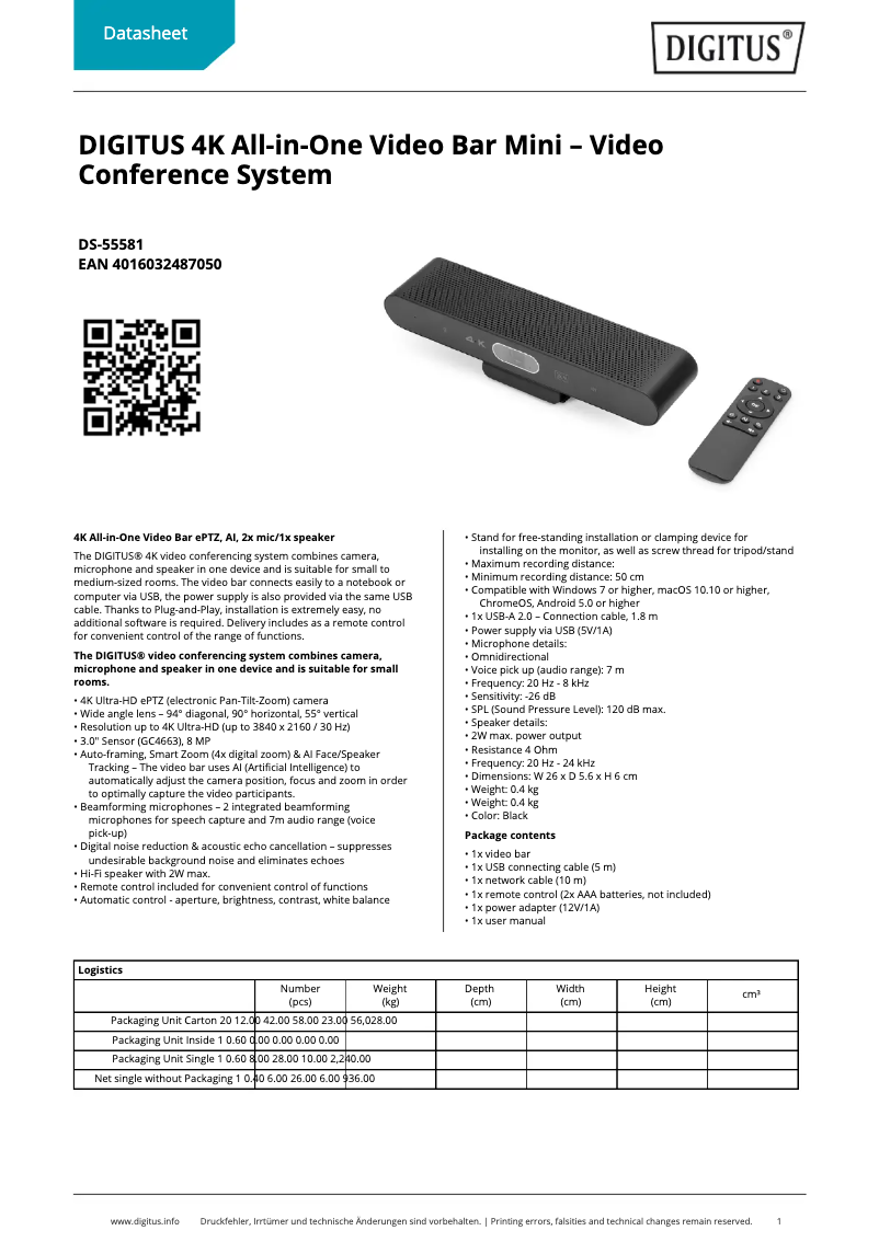 Image de la première page du manuel de l'appareil DS-55581