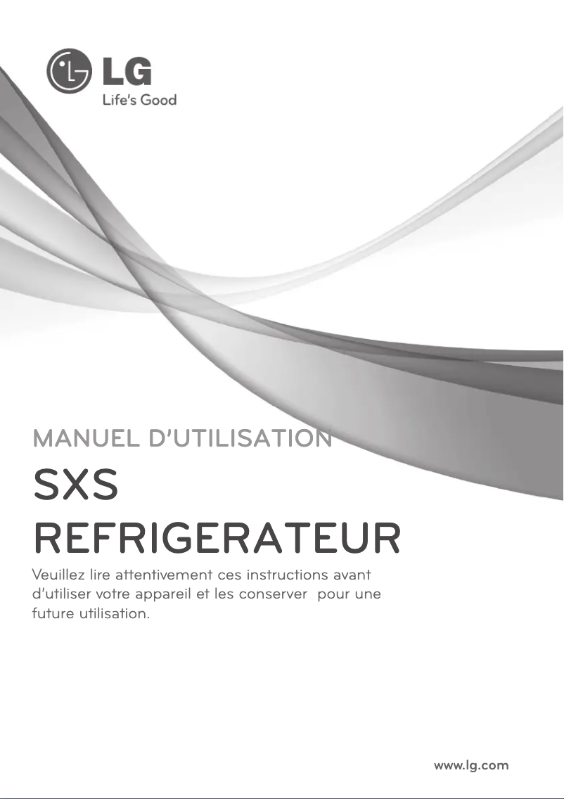 Image de la première page du manuel de l'appareil GS5163AELZ