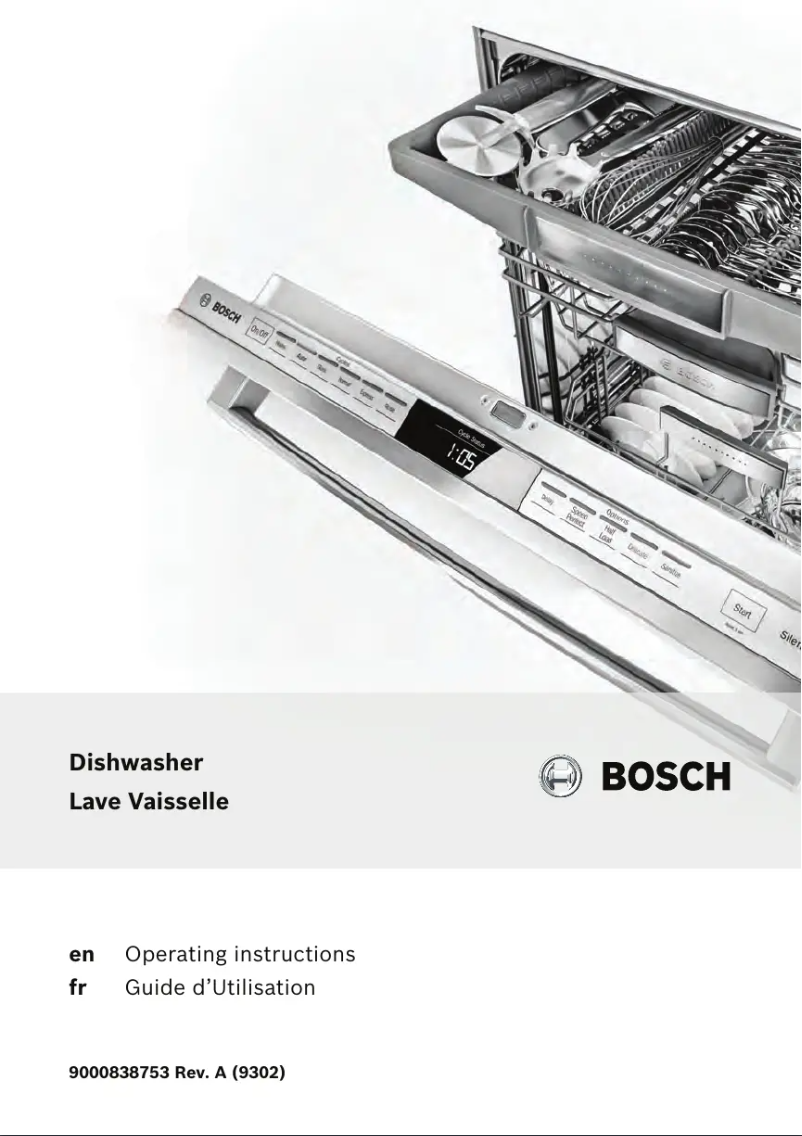 Page n°1 - Manuel utilisateur Bosch SHX7PT55UC
