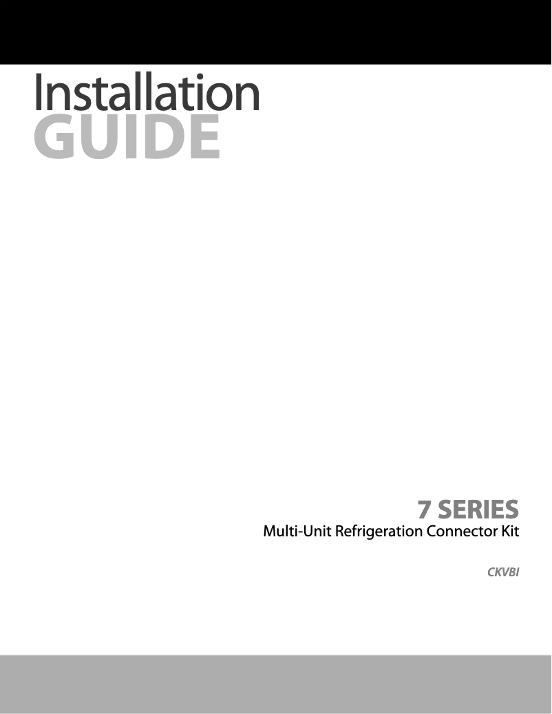 Page 1 de la notice Guide d'installation Viking MVFI7240WRSS