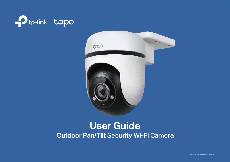 Page n°1 - Manuel utilisateur TP-Link Tapo TC40