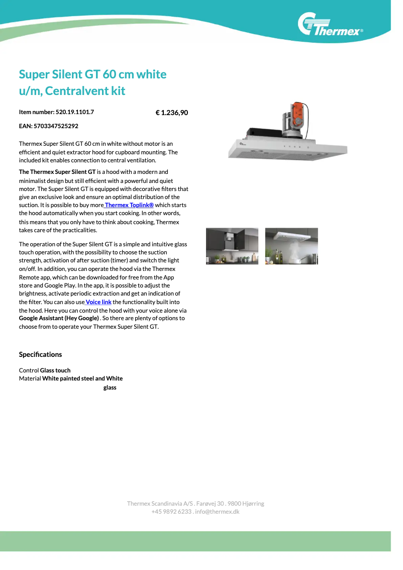 Image de la première page du manuel de l'appareil Super Silent GT