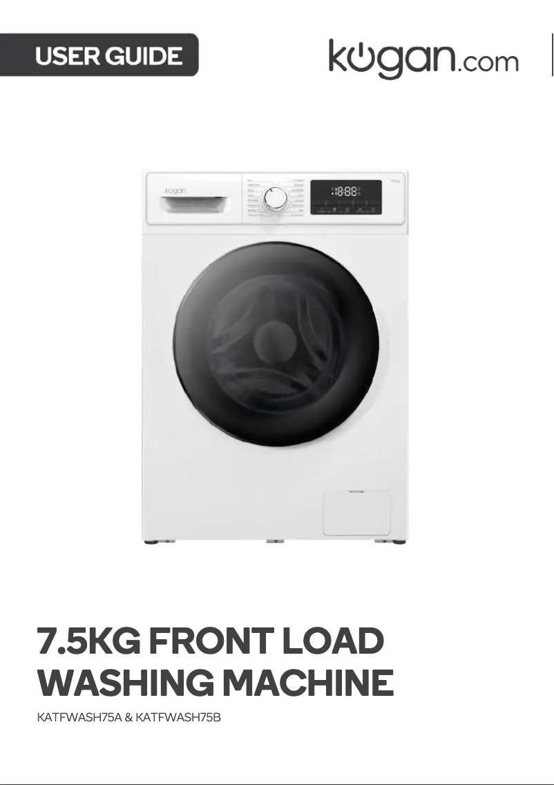 Image de la première page du manuel de l'appareil KATFWASH75B
