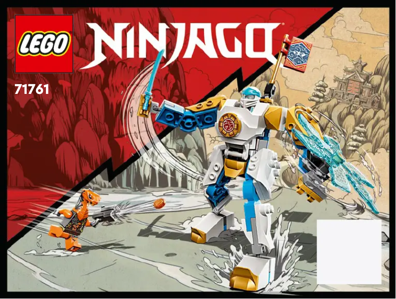 Page 1 de la notice Manuel utilisateur Lego Ninjago 71761