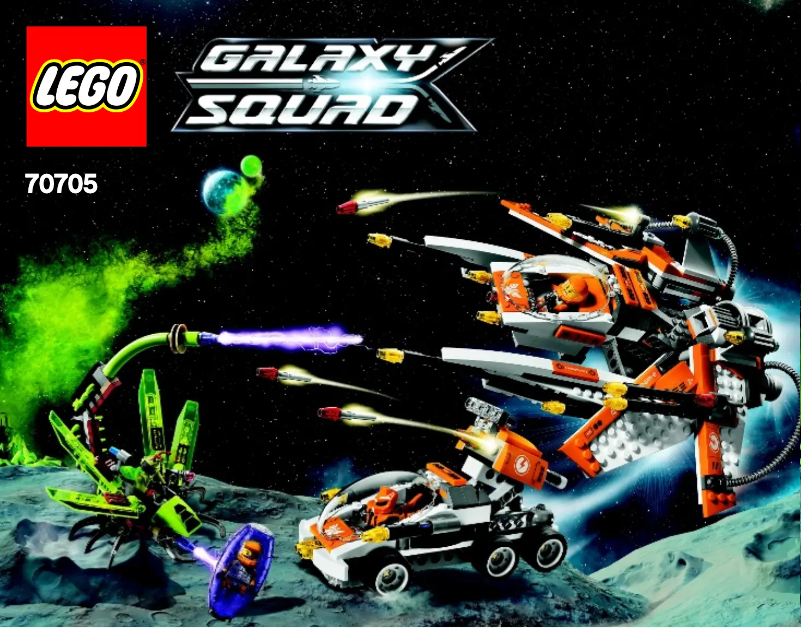 Page n°1 - Manuel utilisateur Lego Galaxy Squad 70705