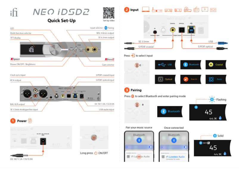 Image de la première page du manuel de l'appareil NEO iDSD 2