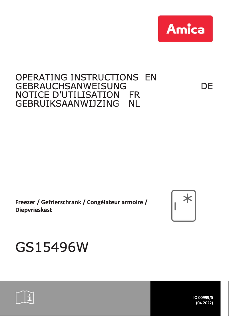 Image de la première page du manuel de l'appareil GS 15496 W