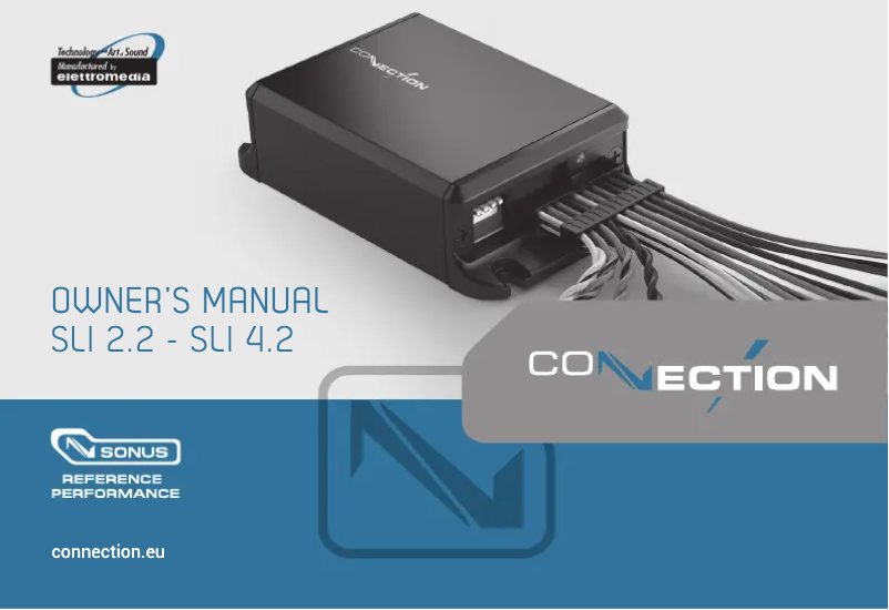 Page 1 de la notice Manuel utilisateur Connection SLI4.2