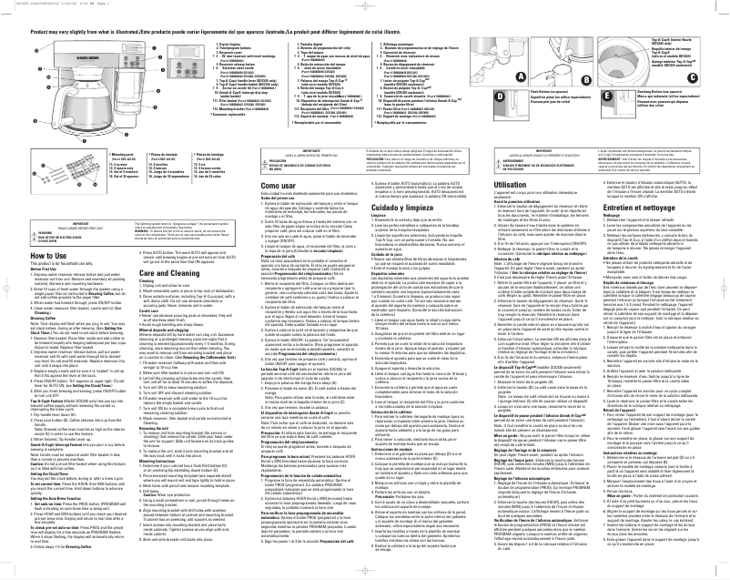 Page 1 of the manual User Manual Black & Decker Spacemaker ODC400