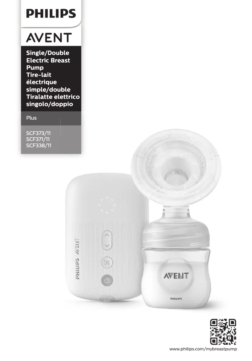 Page n°1 - Manuel utilisateur Philips Avent SCF373