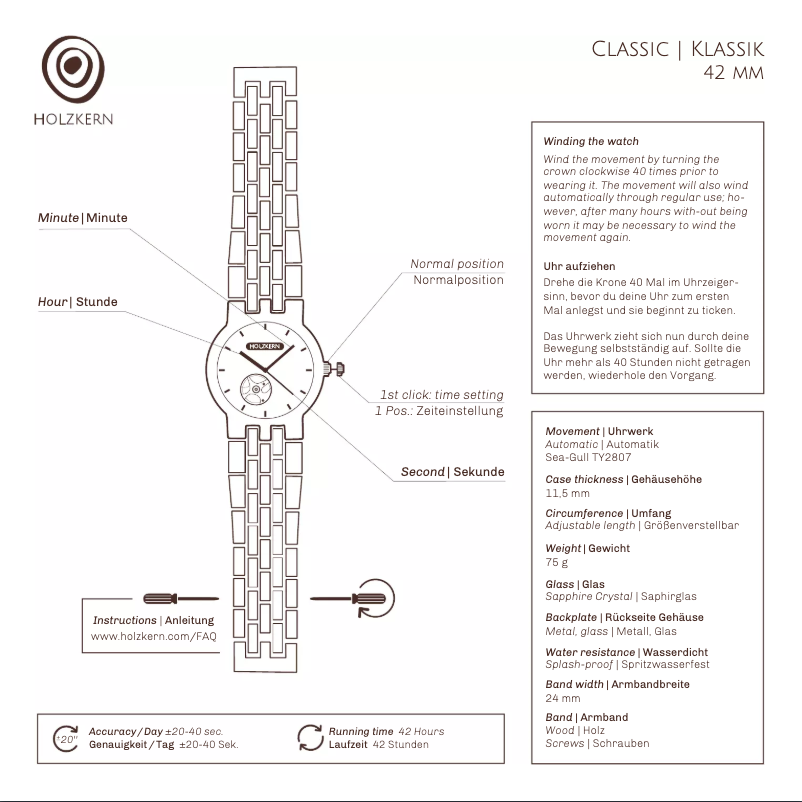 Image de la première page du manuel de l'appareil Classic