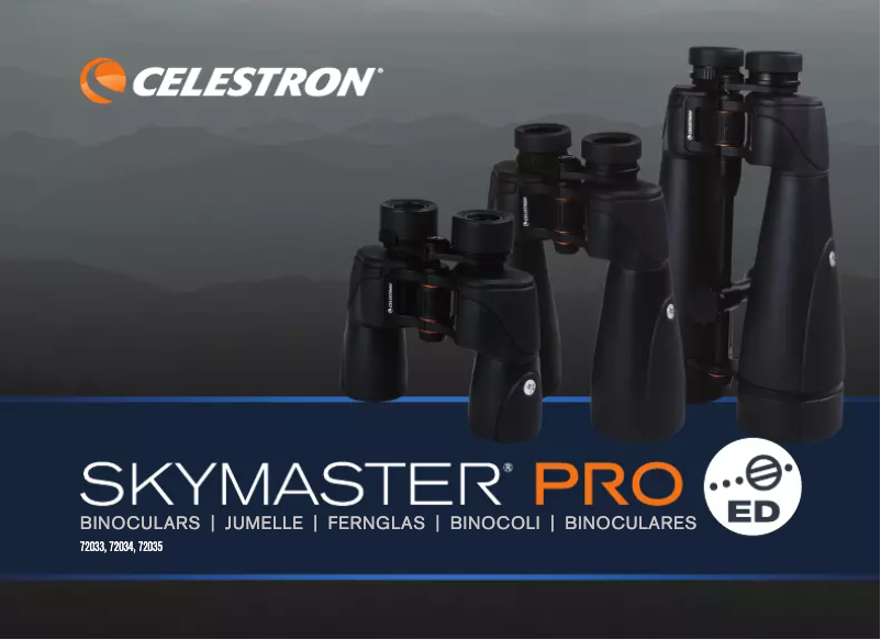 Page n°1 - Manuel utilisateur Celestron SkyMaster Pro ED