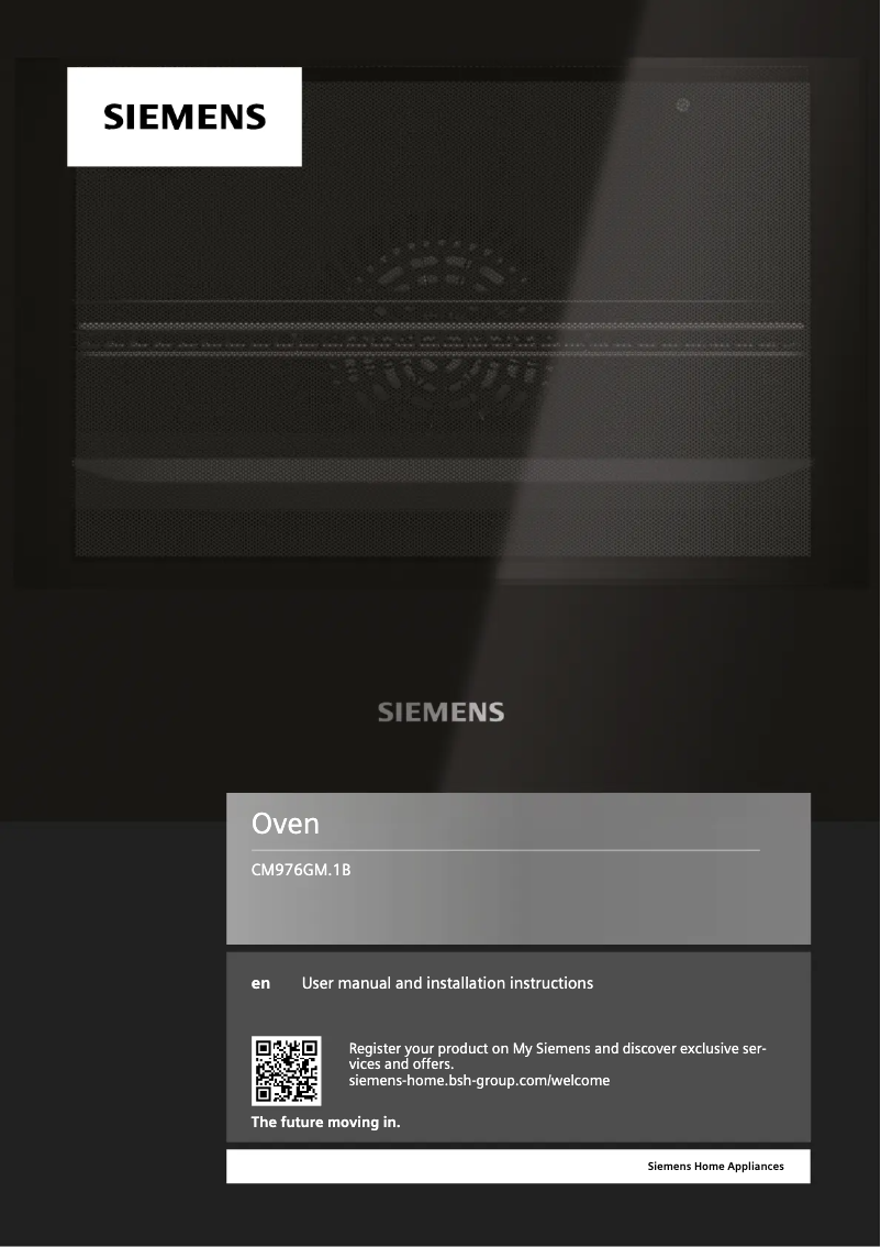 Image de la première page du manuel de l'appareil CM976GMB1B