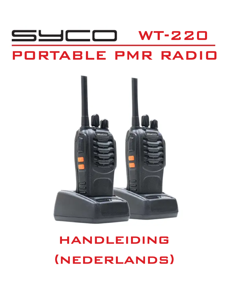 Page 1 de la notice Manuel utilisateur Syco WT-220