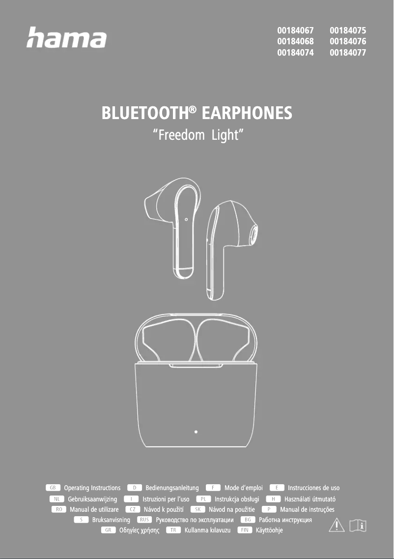 Page 1 de la notice Manuel utilisateur Hama Freedom Light
