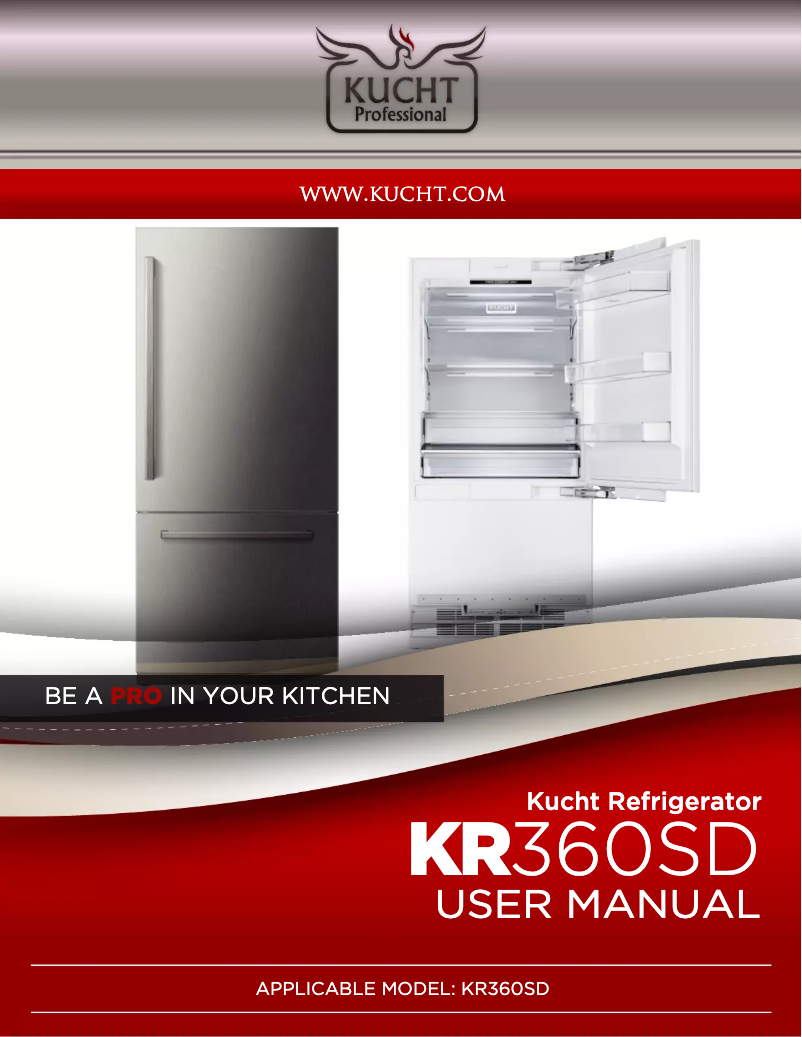 Page n°1 - Manuel utilisateur Kucht KR360SD