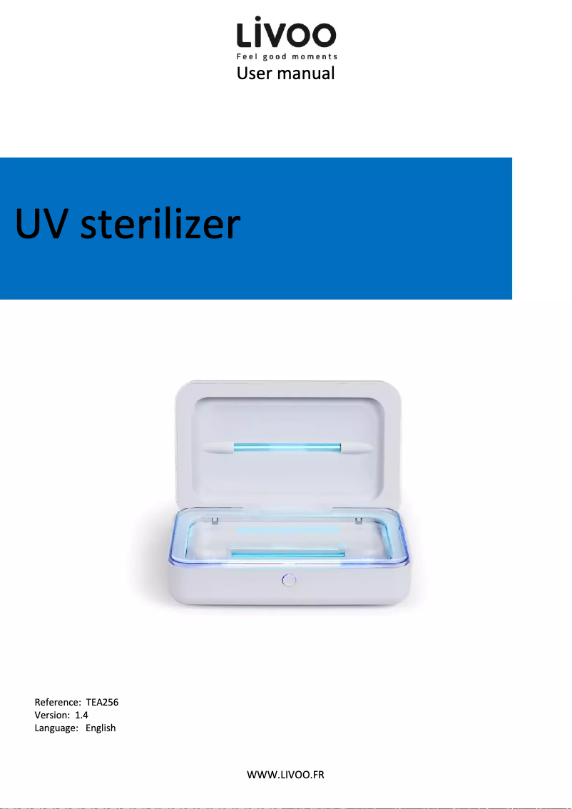 Página 1 del manual Manual de usuario Livoo TEA256