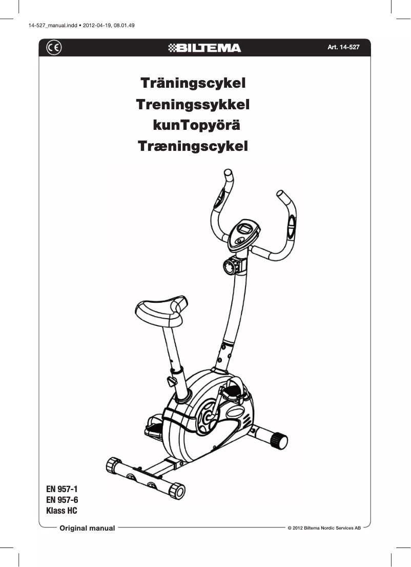 Page 1 de la notice Manuel utilisateur Biltema 14-527