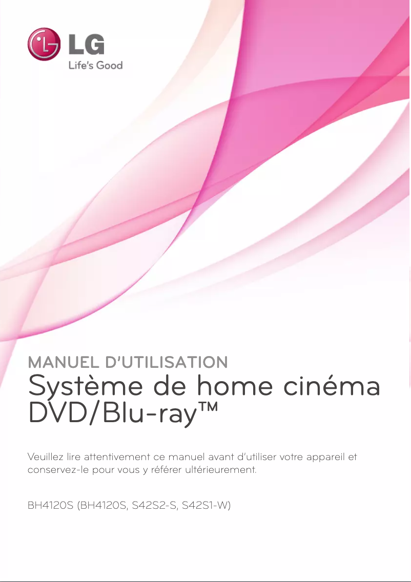 Page n°1 - Manuel utilisateur LG BH4120S