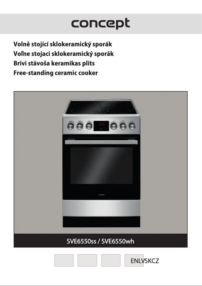 Image de la première page du manuel de l'appareil SVE6550SS