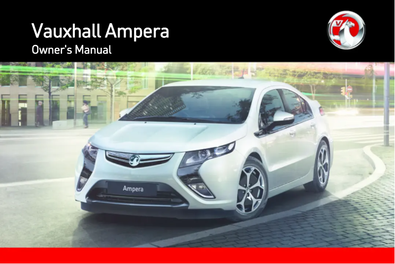 First page image of the manual for Ampera (2013)
