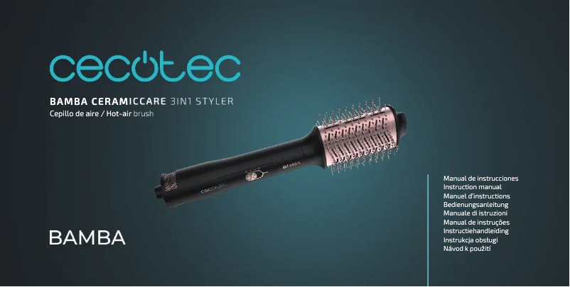 Image de la première page du manuel de l'appareil Bamba CeramicCare 3in1 Styler