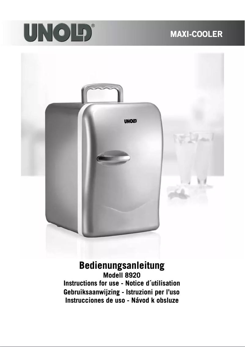 Image de la première page du manuel de l'appareil 8920