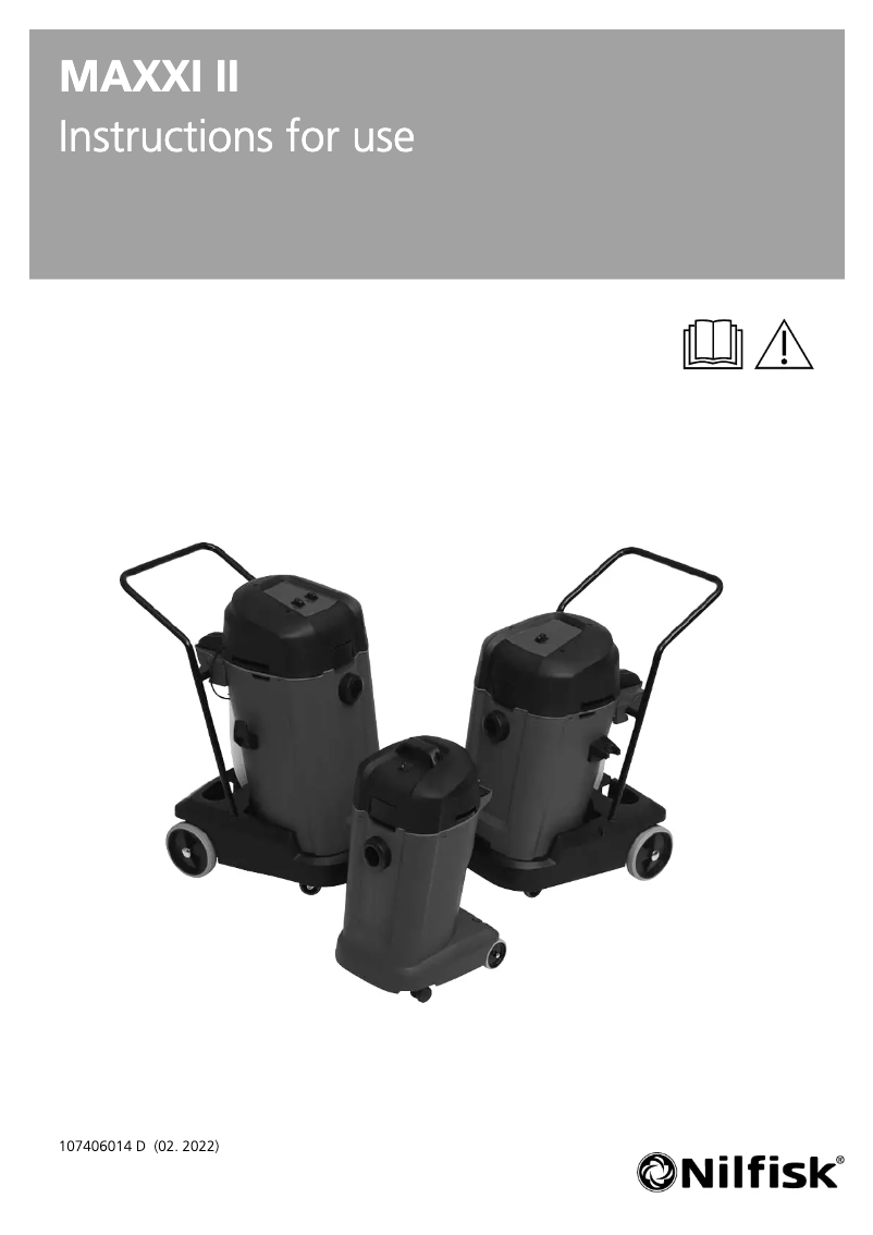 Imagen de la primera página del manual del dispositivo Maxxi II