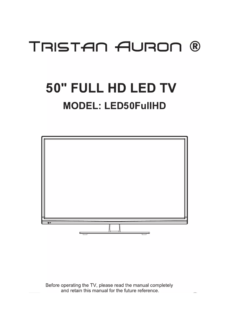 Image de la première page du manuel de l'appareil LED50FullHD