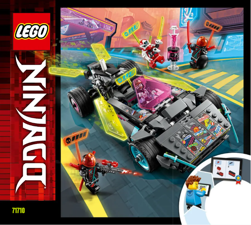 Page 1 de la notice Manuel utilisateur Lego Ninjago 71710