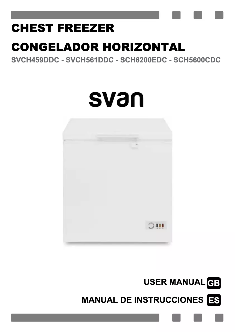 Page 1 de la notice Manuel utilisateur SVAN SCH5600CDC