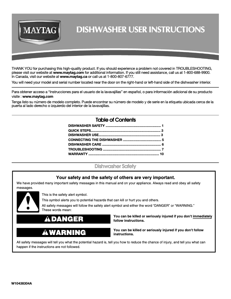 Image de la première page du manuel de l'appareil JetClean PlusMDC4809PAW