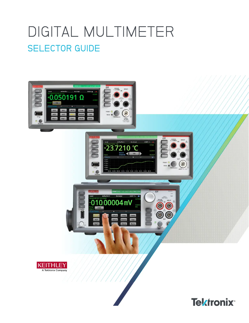Página 1 del manual Manual de usuario Keithley 2750E