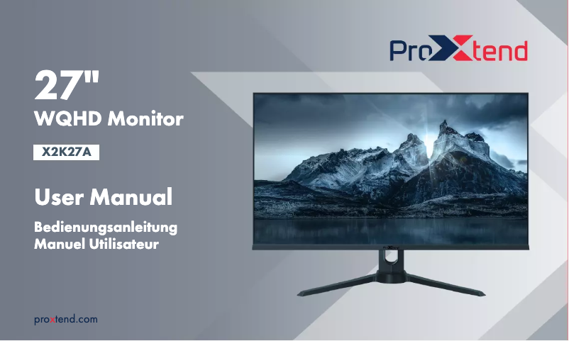 Page n°1 - Manuel utilisateur ProXtend PX-D2725141