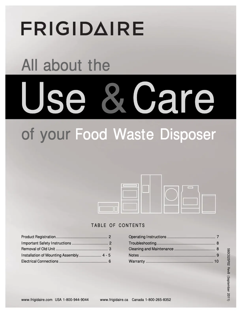 Image de la première page du manuel de l'appareil FFDI331CMS