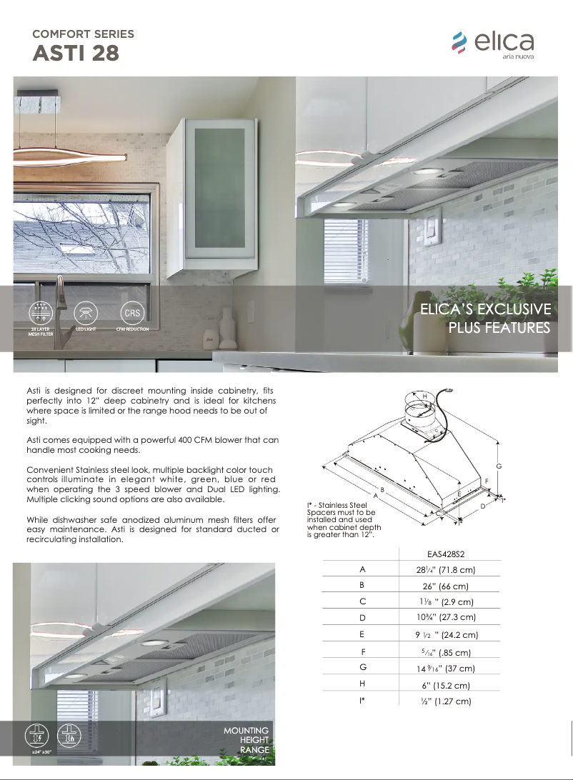 Image de la première page du manuel de l'appareil ASTI EAS428S1