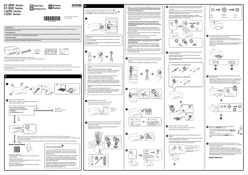 Page n°1 - Guide d'installation Epson EcoTank ET-2815
