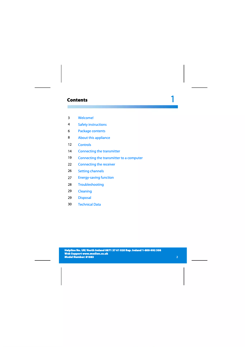 Página 1 del manual Manual de usuario Medion LIFE P75001 (MD 81883)