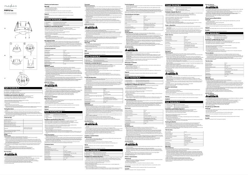 Image de la première page du manuel de l'appareil PIRPI31WT