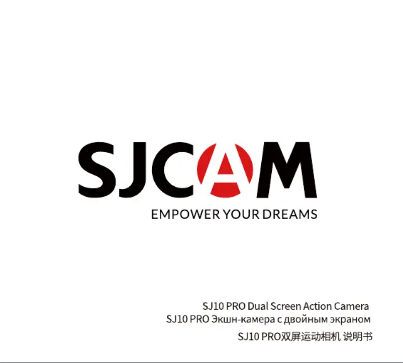 Page n°1 - Manuel utilisateur SJCAM SJ10 Pro