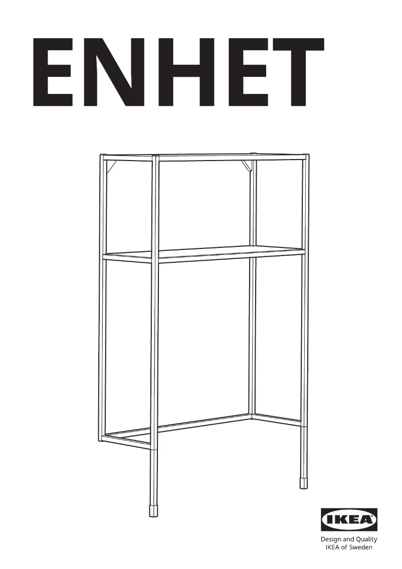 Page 1 de la notice Manuel utilisateur Ikea ENHET 905.160.80