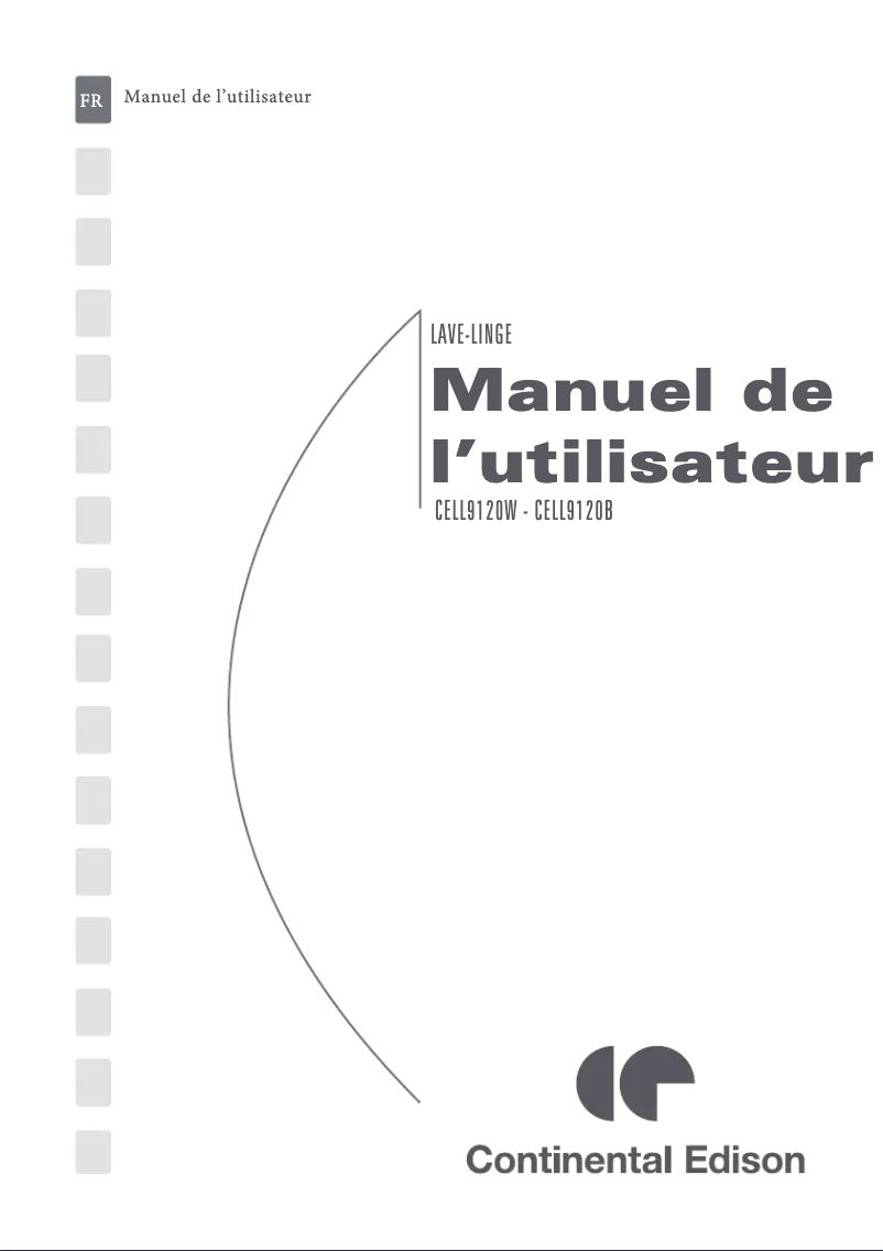 Image de la première page du manuel de l'appareil CELL9120B