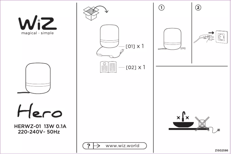 Image de la première page du manuel de l'appareil White & Color Hero