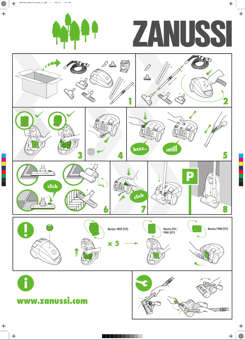 Page n°1 - Manuel utilisateur Zanussi ZAN3321